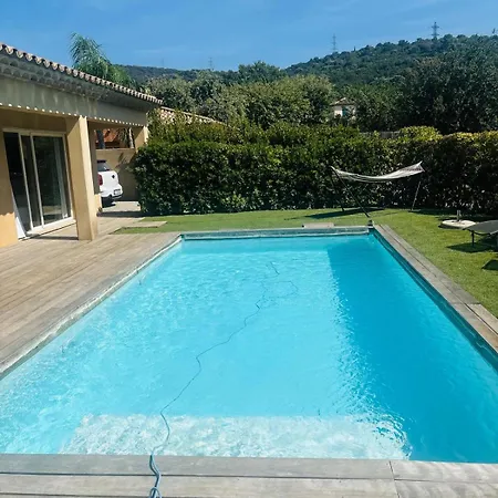 Villa Golfe St-tropez - - Ravissante Maison 4 - Piscine Chauffee Grimaud